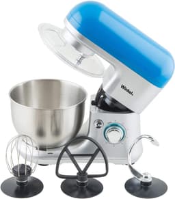 Keukenmachine - Mixer Keuken - Bakken en Koken - 6 Snelheden - 4 Liter - Blauw — thumbnail 3