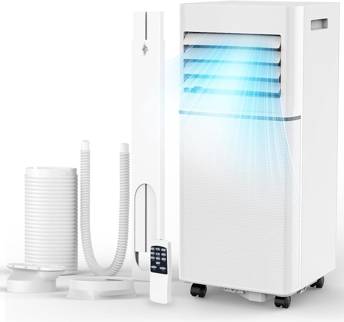 Mobiele airco 9000 BTU stil draagbaar met ontvochtiger, ventilator en slaapmodus 3-in-1 functie - 35 m² — afbeelding 1