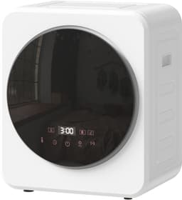 TEKROA® Draagbare mini-droger - 2,5 kg - LED-display, 800W, voorlader, tot 60℃, stapelbaar/wandmontage/vrijstaand, timer -wit — thumbnail 2