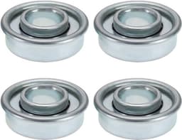 Maaierslagers 4 Stuks - Buitendiameter 28,6 mm - Binnendiameter 12,2 mm - Dikte 9,8 mm - Staal - Geschikt voor grasmaaiers - Wiellagers — thumbnail 1