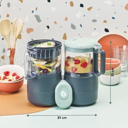 Nutribaby One Multifunctionele 4-in-1 Foodprocessor voor baby - stoomkoker-blender - Voedselvariatie - Zelfbereide potjes - Zacht en Snel Koken met Stoom — thumbnail 4