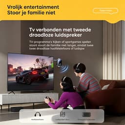 Bluetooth 5.4 AUX Adapter 2-in-1 Bluetooth Transmitter en Receiver Auto 3.5mm - Voor Auto, TV, PC, Koptelefoon - 2 Apparaten Verbinden - Vrije Muziek & Handsfree Gesprekken — thumbnail 5