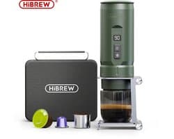Draagbare espressomachine - Mini koffiemachine - 100 ml - Koffiezetapparaat - Voor Camping, Auto & Reizen - Groen