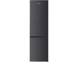 Heinner HCNF-HM253INVDGD Koel-vriescombinatie – 253 L – No Frost – Inverter Compressor – Energieklasse D – Instelbare Thermostaat – LED-verlichting – Antracietgrijs – 5 Jaar Garantie