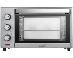 Elektrische Oven - Compacte Keukenoven - Thuis Bakken - 6 Kookfuncties - 25 Liter - Zilver