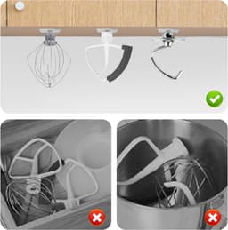 Bamboe Glijplank - Keukenmachine Plank - Mixer Verplaatsen - Speciaal Vormontwerp - 45-5 Qt - Natuurlijk Bamboe — thumbnail 2