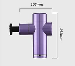 Mini Massage Gun - Spierontspanning Apparaat - Herstel Na Sport - Compact En Lichtgewicht - 4 Versnellingen - Zwart — thumbnail 3