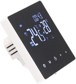 Digitale thermostaat - Temperatuurregelaar - Vloerverwarming regelen - Gebruiksvriendelijk touchscreen - 90-240 V - Wit — thumbnail 4