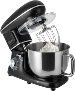Keukenmachine - Deegmachine Mixer - Bakken Ingrediënten - LCD Timer Functie - 6.2 L - Zwart — thumbnail 1