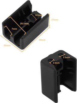SnelShoppen - 5-delige Grasmaaier Kabelklem Twin Type 322551640/0 Geschikt voor Diverse Modellen, 36x26x21mm voor Koppeling en OPC Kabels — thumbnail 3