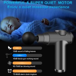 Mini Massage Gun - Spier Herstel - Spier Ontspanning - 99 Snelheden - 10 x 5 x 10 cm - Zwart — thumbnail 2