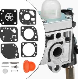 SnelShoppen - 2 Sets Grasmaaier Carburettor Rebuild Kit C1U-W19 Compatibel met Zama RB-117, Inclusief Membranen en Pakking, Duurzaam en Betrouwbaar vo — thumbnail 3