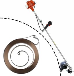 SnelShoppen - 2 Stuks Grasmaaier Terugloop Starter Veer Geschikt voor Brushcutters SRM2301 SRM2310 SRM2400 – Duurzaam Metaal, Eenvoudige Installatie, — thumbnail 5