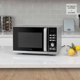 Magnetron met Grill - Oven Combimagnetron - Snel Eten Bereiden - 36 Automatische Menu's - 20 Liter - Wit — thumbnail 2