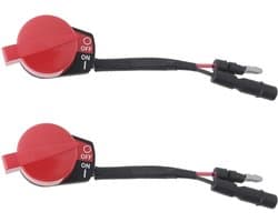 SnelShoppen - 2 Stuks Motor Stop Schakelaar Voor Grasmaaier Stop Schakelaar met Schroef 35120-Z5T-0031 Compatibel met Honda GX240 GX270 GX340 GX390