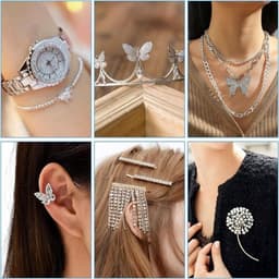 Set van 376 facet geslepen heldere zirconia stenen in 2mm tot 6mm voor nail art en sieraden maken, met diverse formaten voor creatieve toepassingen — thumbnail 4