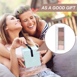 Nude oogschaduwpalet met 5 fluweelzachte, koelgetinte kleuren voor dagelijks gebruik en een natuurlijke make-up look — thumbnail 3