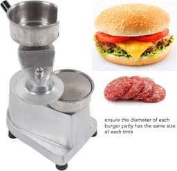 Burgerpers Machine - Vlees Vormer - Perfecte Pasteitjes - Verstelbare Dikte - 23.5 x 17 x 27cm — thumbnail 3