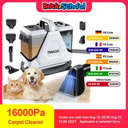 Seth Select Tapijt- en Bekledingsreiniger – Vlekkenreiniger - Tapijtreiniger machine - 16 kPa Krachtige Zuigkracht – Draagbare Vlekkenreiniger met Watertanks 1300 ml / 1900 ml — thumbnail 3