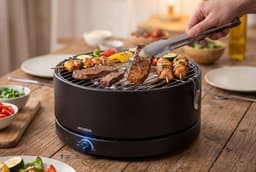 Hyundai Electronics - Rookvrije Houtskool Tafelbarbecue met Ventilator — thumbnail 1