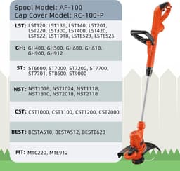12 stuks draadspoelen – Geschikt voor Black & Decker A6481 A6485, 1,65mm — thumbnail 4