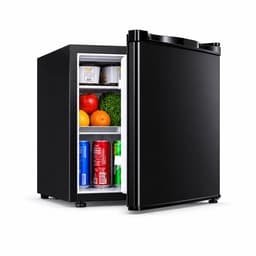 Celestul Mini Koelkast 46L - Koelkast met Vriesvak - Stille Minibar 41 dB - Compacte Koelkast voor Slaapkamer, Kantoor & Studentenkamer - Zwart — thumbnail 1