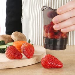 Fruitsnijder Beker - Keukenapparaat Groente - Gezonde Snacks Maken - Afneembare Snijkoppen - 96 x 128 cm - A — thumbnail 3