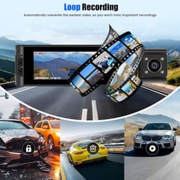 Autocamera - Rijrecorder - Veilig Rijden - Dubbele Lens - 3.16 Inch Display - Zwart — thumbnail 4