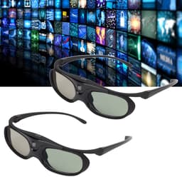 Allecto - 3D-bril - Link - Actieve Shutter - Oplaadbaar - Voor 3D-projectoren - Lichtgewicht en comfortabel - Geschikt voor Optoma en BenQ — thumbnail 2