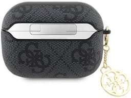 Guess 4G PU Leather Case - Apple Airpods Pro 2 (2e generatie met modelnummers A2700 en A2968) - Grijs — thumbnail 2