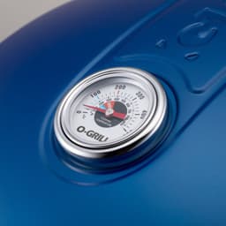 O-Grill 900 Blue - Draagbare Gas BBQ - Extra Groot Grilloppervlak - Met Thermometer - Camping / Tuin - Blauw — thumbnail 4