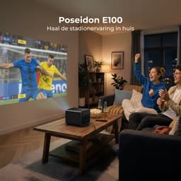 ULTIMEA Poseidon E100 - Slimme Google TV, 4K Home Cinema Projector, Zwart — thumbnail 5