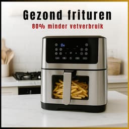 RUX® Heteluchtoven - Oven - Airfryer Oven - 25 Liter - Zilver - ‎38cm x 30cm x 37cm — thumbnail 5