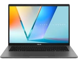 ASUS Vivobook S14 M3407GA-SF5NDW Copilot+ PC AMD Ryzen AI 7 445 Laptop 35,6 cm (14") WUXGA 32 GB DDR5-SDRAM 512 GB SSD Wi-Fi 6 (802.11ax) Windows 11 Home Nederlands Grijs