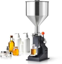 ACEP Verstelbare en handmatige vloeistofvulmachine - 5-50 ML - Vloeistofspuit - Flessenvuller - Vloeistofvulmachine - Doseerfles - Doseermachine — thumbnail 1