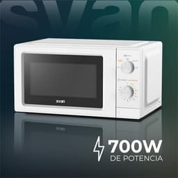 Magnetron - Oven Verwarming - Snel Eten Opwarmen - Eenvoudige Reiniging - 19 liter - Wit — thumbnail 5