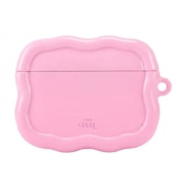 xoxo Wildhearts hoesje geschikt voor AirPods Pro 3 - Bubble Blush - Ook als telefoonhoesje verkrijgbaar - Schokbestendige wavy case - Koptelefoonhoesje - Beschermhoes met golvend design - Roze — thumbnail 1