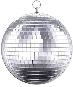 E-Lektron Spiegelbol - 30 cm disco bal - Met echte glazen spiegels - Voor feestverlichting — thumbnail 1