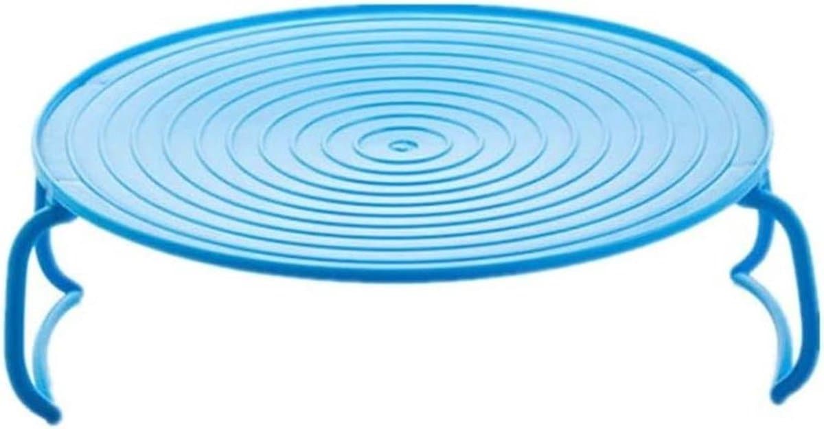 Magnetron Lade Rek - Magnetron Standaard - Maaltijden Opwarmen - Vouwend Ontwerp - 25 x 25 x 10 cm - Blauw — afbeelding 1