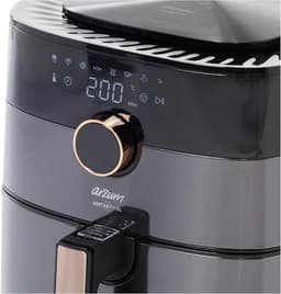 Heteluchtfriteuse - Airfryer XL - Gezond Frituren - XL Inhoud - 6L - Zwart — thumbnail 2