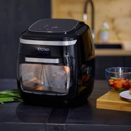 Airfryer zonder Olie - Heteluchtfriteuse XXL - Gezond Koken - XXL Capaciteit 11L - 2000 Watt - Zwart — thumbnail 2