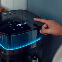 Airfryer met Waterverstuiver - Heteluchtoven Gezond - Gezond Koken - Ingebouwd Raam Binnenverlichting - 5 Liter - Zwart — thumbnail 4