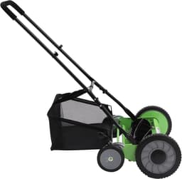 Handgrasmaaier - Duwmaaier Spindelmaaier - Gazon Onderhouden - Motorloos Milieuvriendelijk - 50 cm Maaibreedte - Groen — thumbnail 1