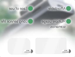 Set van 8 Stickers voor Dashcams, Transparante Plakpads voor Voorruiten, Anti-Statistische Films en Bevestigingsoplossingen — thumbnail 3