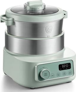 Huishoudelijke Kneedmachine - Deegmachine Mixer - Bakken Thuis - Constante Temperatuur - 5 Liter - Groen — thumbnail 1