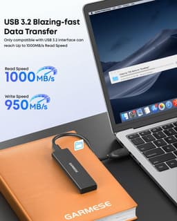 Externe SSD - Draagbare Opslag - Snelle Data Overdracht - USB 3.2 Gen 2 - 500 GB - Zwart — thumbnail 5