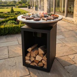 ASH - Solaris - XXL - Plancha barbecue met grillring - Buitenkoken - Plancha BBQ - Plancha Bakken - Zwart - Grillring — thumbnail 1
