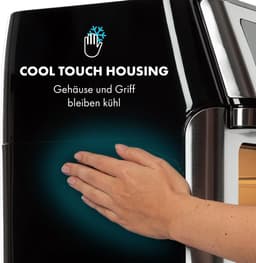Heteluchtfriteuse XL met 10L Inhoud en 1500W Vermorgen Touchscreen Bediening — thumbnail 4