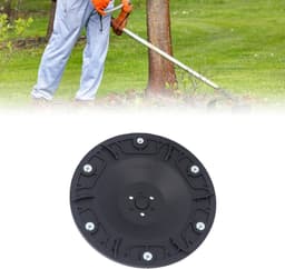 Vervangende Grasmaaier Schijf met 6 Openingen en M4 Draad - Nylon Disc van 27,2 mm Dikte voor Oude of Beschadigde Draaitafels, Tuinaccessoires en Grasmaaiers — thumbnail 2