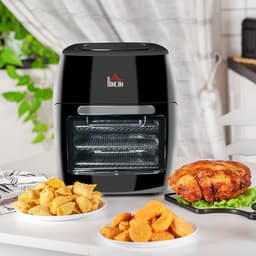 Heteluchtfriteuse Oven - Airfryer XXL - Gezond Koken - 360° Luchtcirculatie - 11 Liter - Zwart — thumbnail 5